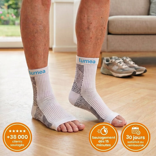 Bas de compression Lumea Neuro portés à la maison